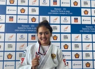 Элина Саитова - бронзовый призер первенства России по дзюдо